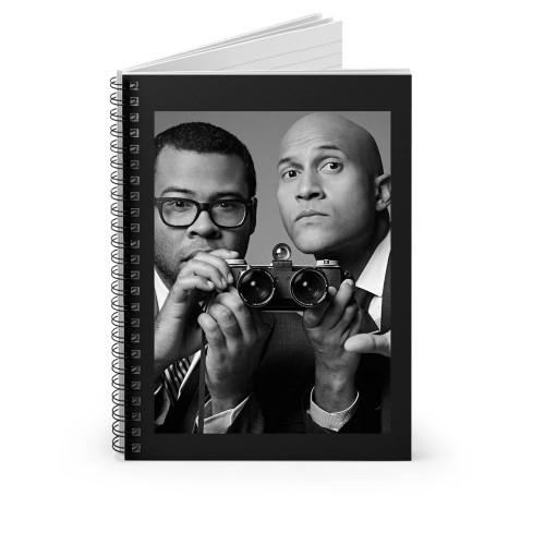 Key And Peele With Camera Spiral Notebook