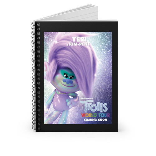 Kim Petit Trolls World Tour Spiral Notebook