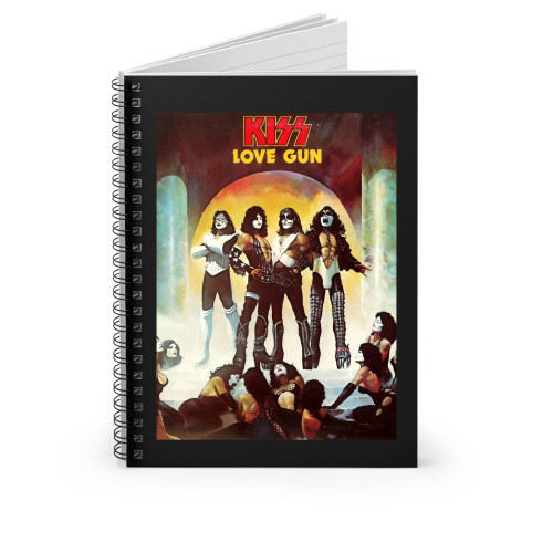 Kiss Love Gun Album Spiral Notebook