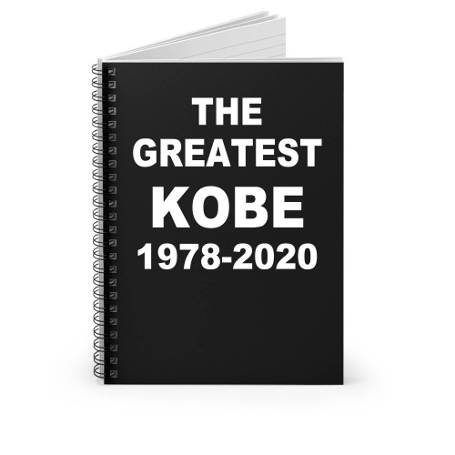 Kobe Bryant The Greatest Spiral Notebook