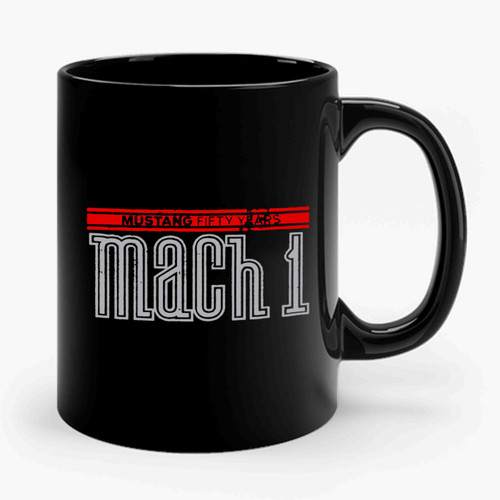 Ford Mustang 50 Years Mach 1 Ceramic Mug