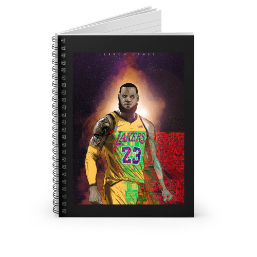Lebron James Arm Tattoo Spiral Notebook