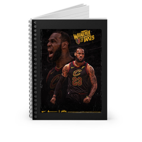 Lebron James Whatever It Takes 23 Spiral Notebook