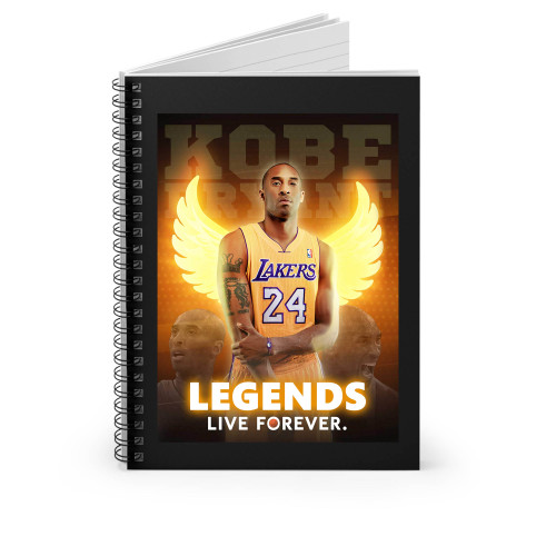 Legends Live Forever Spiral Notebook