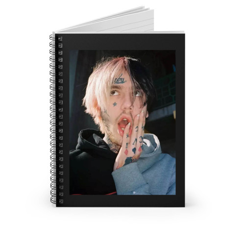 Lil Peep Funny Face Spiral Notebook