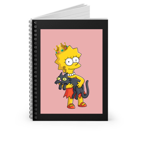 Lisa Simpson Baby Cat Spiral Notebook