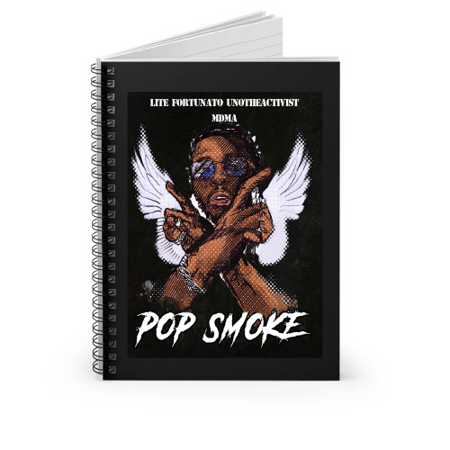 Lite Fortunato Pop Smoke Spiral Notebook