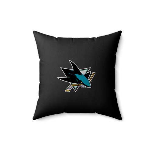 San Jose Sharks Logo Square Pillow Cover