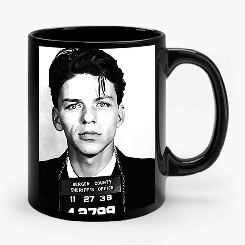 Frank Sinatra Mugshot Sinatra Ceramic Mug