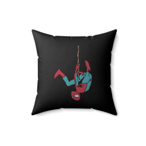 Spiderman Marvel Comics Cute Spidey Red Blue Superhero Square Pillow Cover