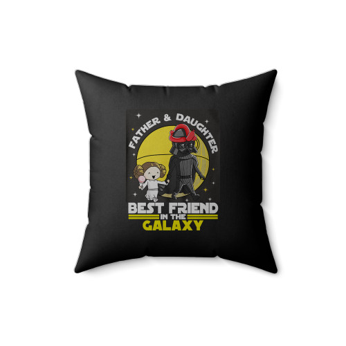 Star Wars Best Friend In The Galaxy Darth Vader And Leia Square Pillow Cover Star Wars Best Friend In The Galaxy Darth Vader And Leia Square Pillow Cover