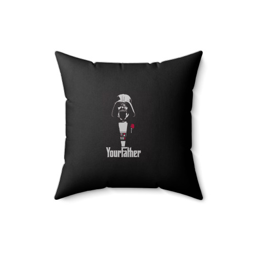 Star Wars Your Father Darth Vader Godfather Funny Square Pillow Cover