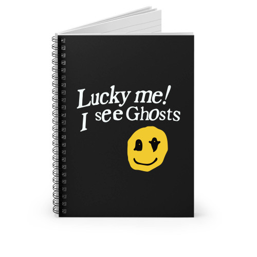 Lucky Me I See Ghosts Spiral Notebook