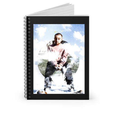 Mac Miller Remembered Forever Spiral Notebook