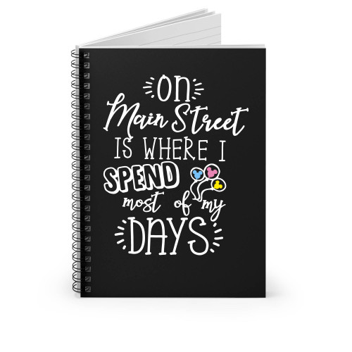 Main Street Spiral Notebook