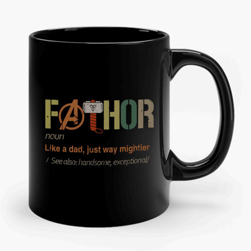 Funny Marvel Avengers Fat Thor Endgame Beer Lovers Ceramic Mug