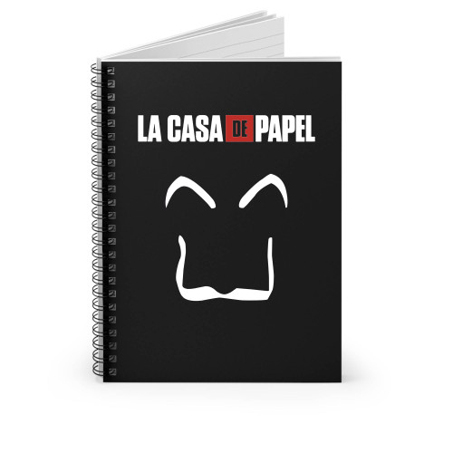 Money Heist La Casa De Papel Mask Spiral Notebook