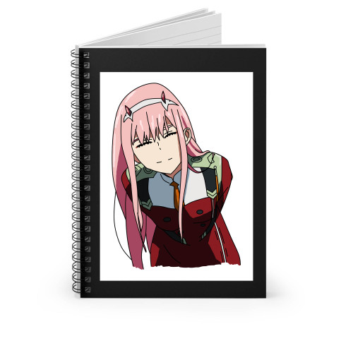My Attempt At Drawing Zero Two Darlinginthefranxx Spiral Notebook