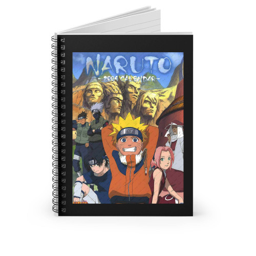 Naruto Calender Spiral Notebook