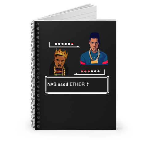 Nas Used Ether 1 Spiral Notebook