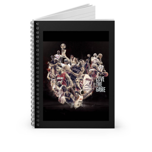 Nba Legends Love The Game Spiral Notebook