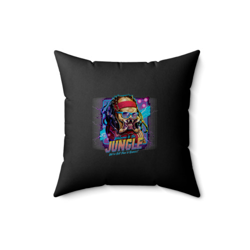 The Predator Welcome To The Jungle Square Pillow Cover