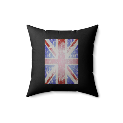 Union Jack Flag Square Pillow Cover