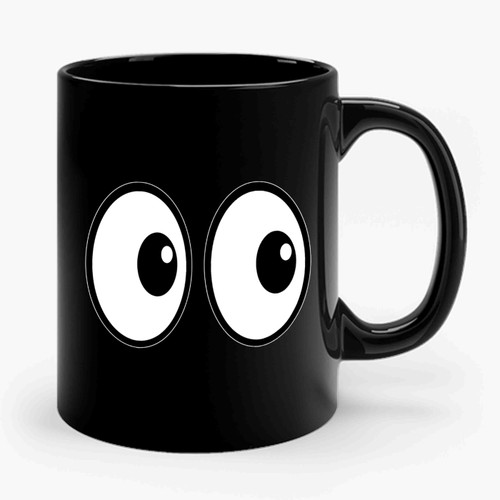 Emoji Eyes Funny Ceramic Mug