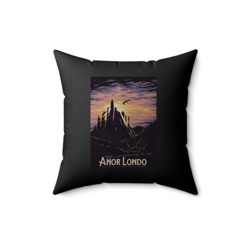 Visit Anor Londo Square Pillow Cover