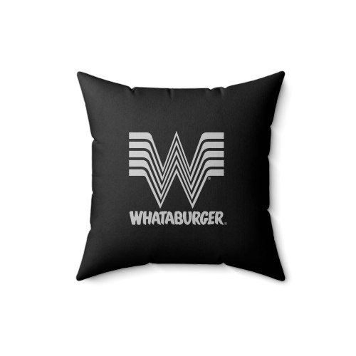 Whataburger Logo Retro Hipster Square Pillow Cover