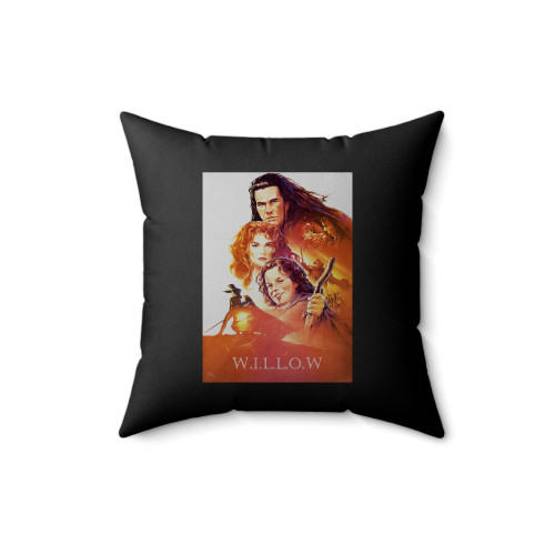Willow Movie Poster Square Pillow Cover