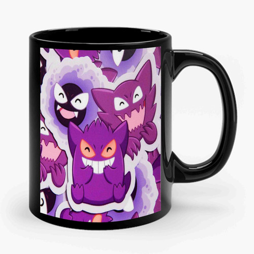 Gengar Haunter Gastly Ghost Pokemon Ceramic Mug
