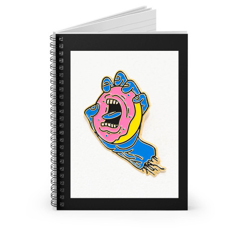 Odd Future X Santa Cruz Screaming Donut Enamel Pin Spiral Notebook