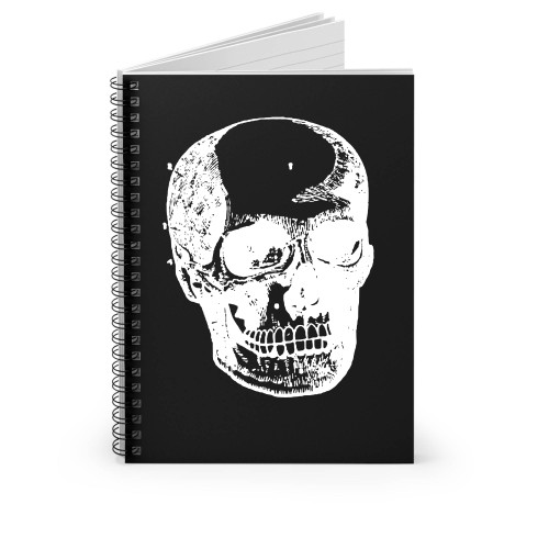 Old Timey Skull Spiral Notebook