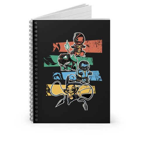 Pokemon Mortal Combat Spiral Notebook