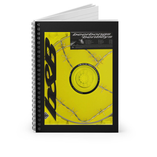 Post Malone Beerbongs And Bentleys Spiral Notebook
