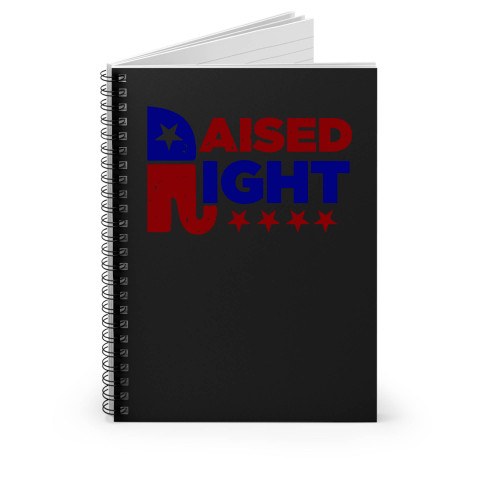 Raised Right Spiral Notebook