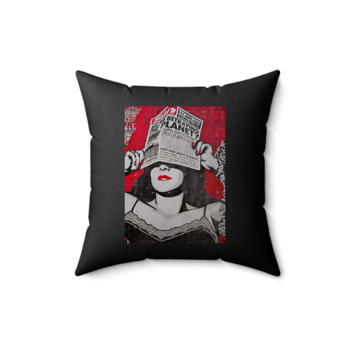 Are We Betraying The Planet Square Pillow Cover