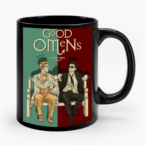 Good Omens The Unlikely Duo Ceramic Mug