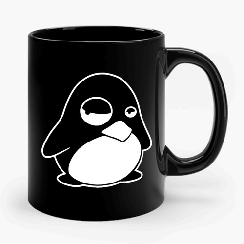 Grumpy Penguin Ceramic Mug