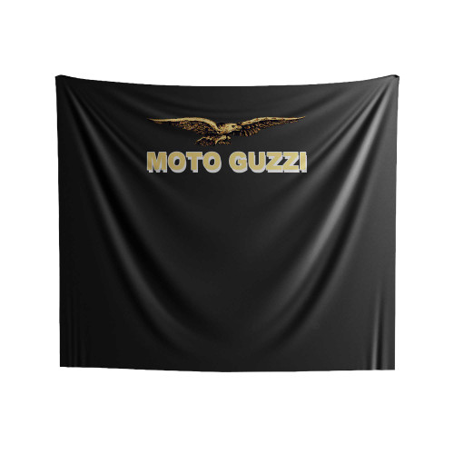 Moto Guzzi Motorcycles European Racing Indoor Wall Tapestries