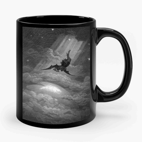 Gustave Dore Satan Falling Ceramic Mug