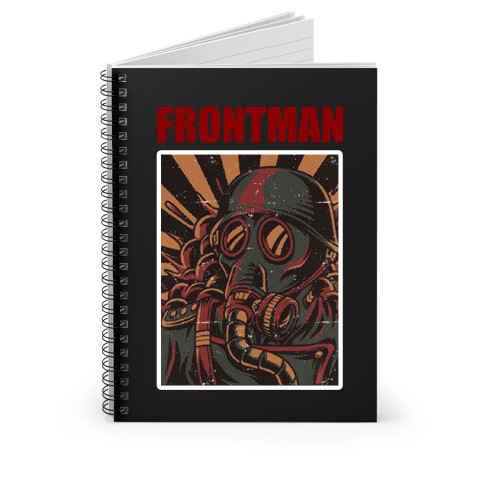Soldier Gas Mask Army Spiral Notebook