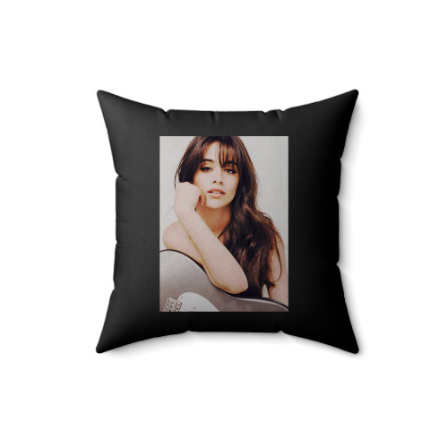 Camila Cabello Sexy Guitar Square Pillow Cover