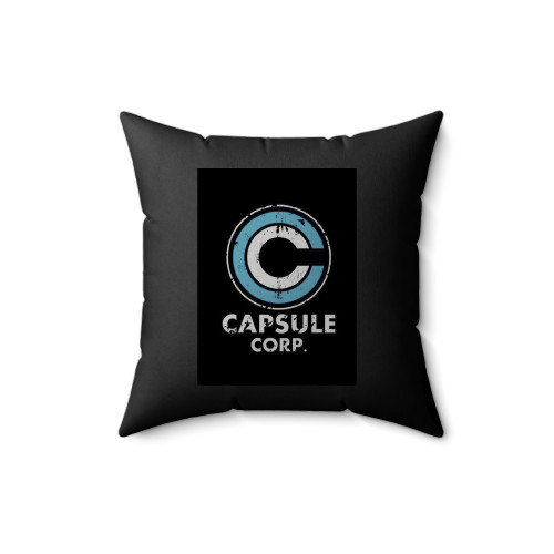 Capsule Corp Logo Square Pillow Cover