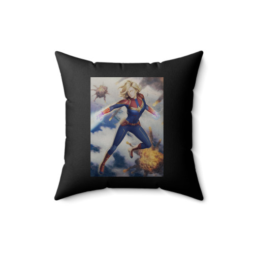 Captain Marvel 6 Square Pillow Cover