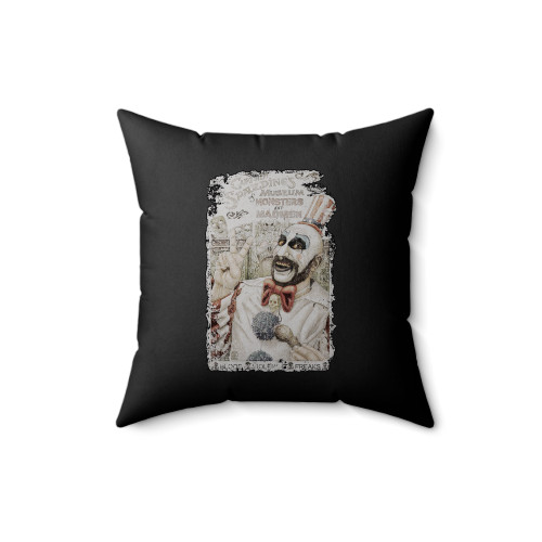 Captain Spaulding's Museum Of Monsters And Madmen Square Pillow Cover