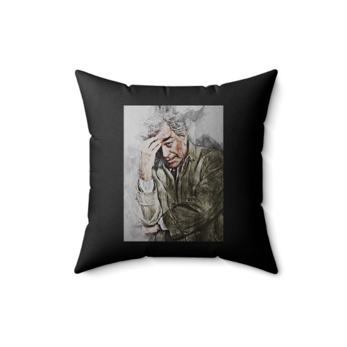 Columbo Peter Falk Square Pillow Cover