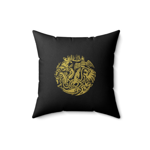 Crossed Sigils 3 Square Pillow Cover