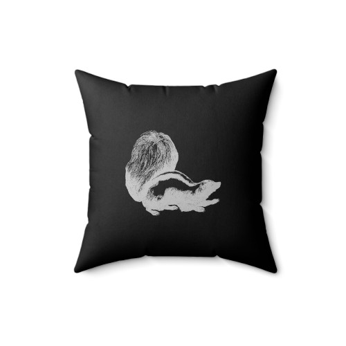 Cute Skunk Square Pillow Cover